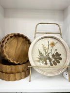 Round Framed Botanicals - Marigold - The Cozy Nest