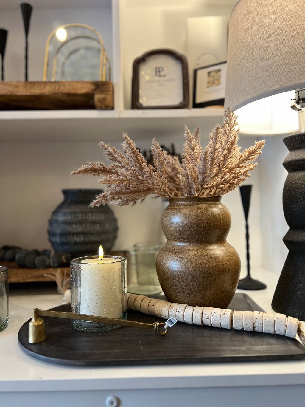 Round Travertine Beads - The Cozy Nest