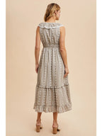 Ruffled Button Down Dress - The Cozy Nest