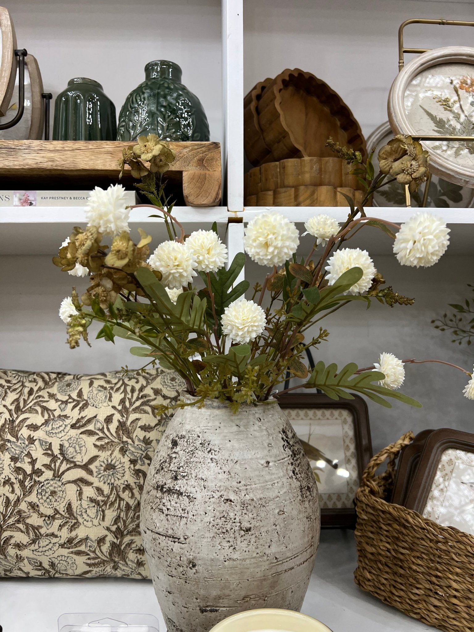 Rustic Green Wildflower Stem - The Cozy Nest