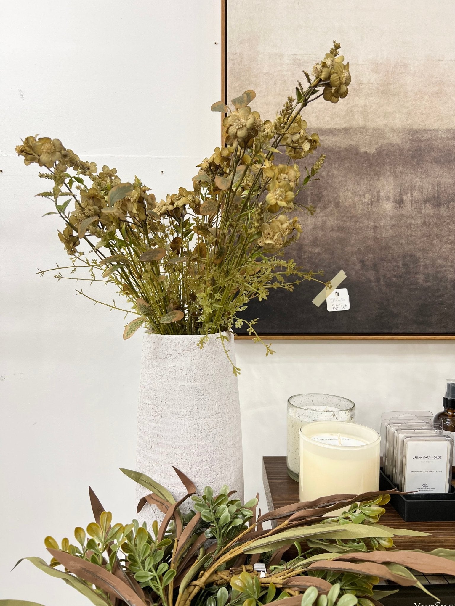 Rustic Green Wildflower Stem - The Cozy Nest
