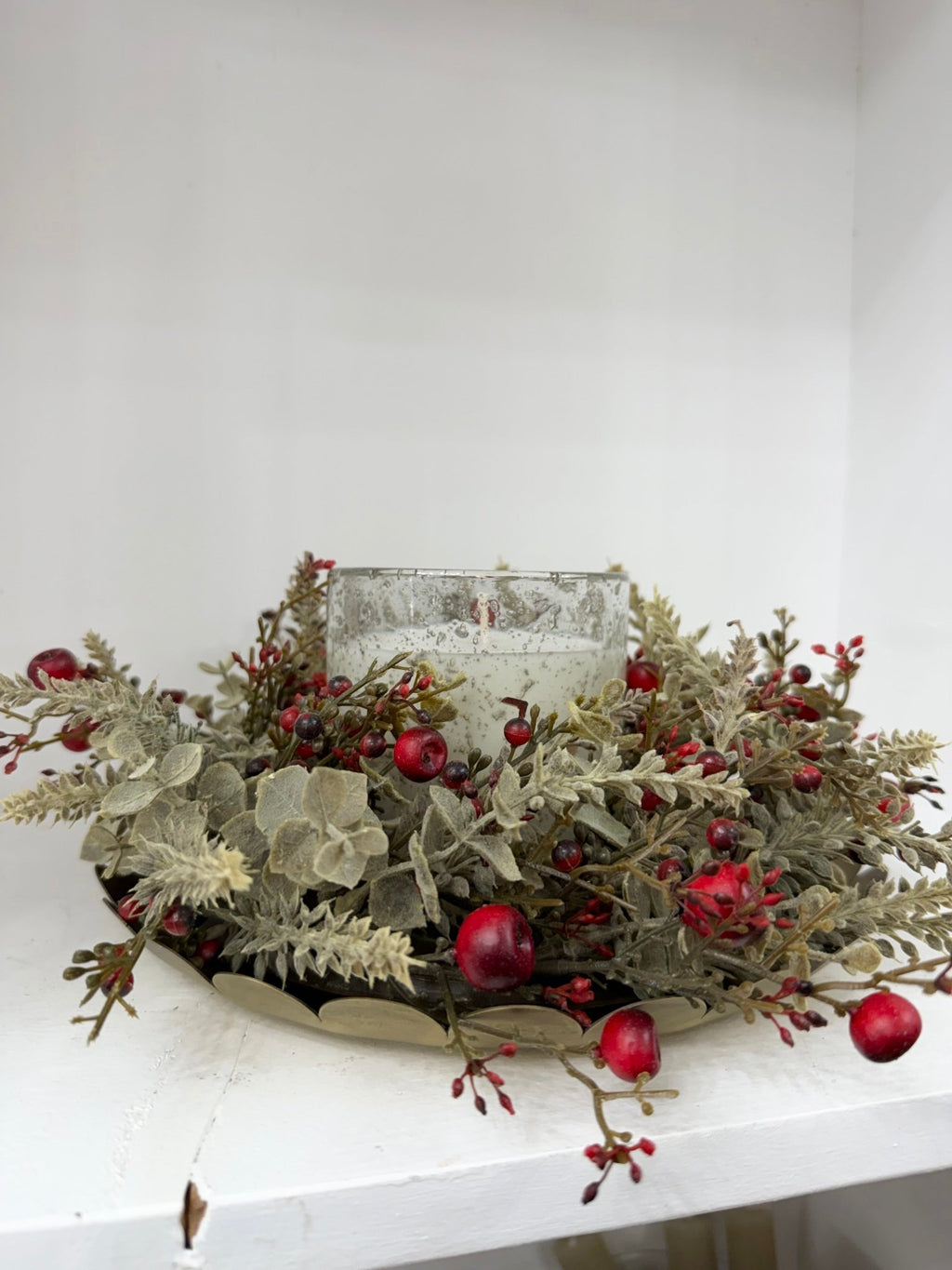 Scalloped Brass Tray - The Cozy Nest