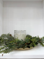 Scalloped Brass Tray - The Cozy Nest