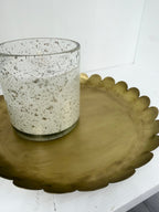 Scalloped Brass Tray - The Cozy Nest