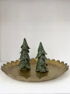 Scalloped Brass Tray - The Cozy Nest
