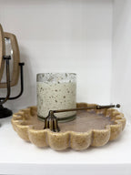 Scalloped Ceramic Dish-Large - The Cozy Nest