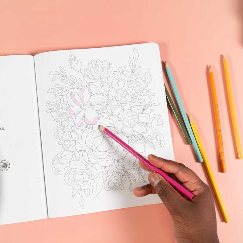 Scriptures & Florals Coloring Book - 2 - The Cozy Nest