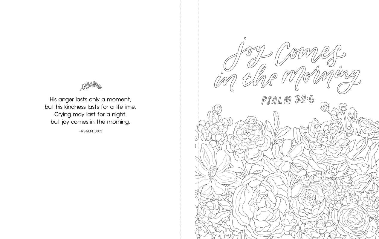 Scriptures & Florals Coloring Book - 2 - The Cozy Nest
