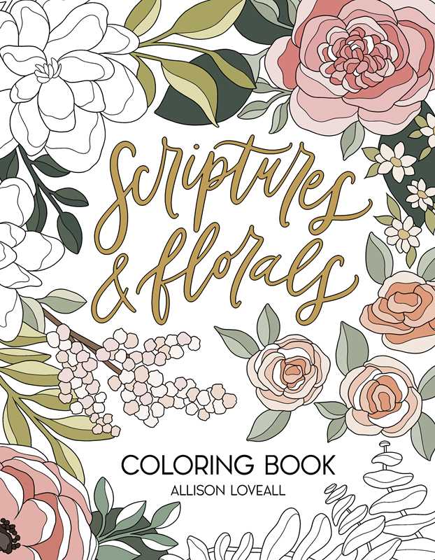 Scriptures & Florals Coloring Book - The Cozy Nest