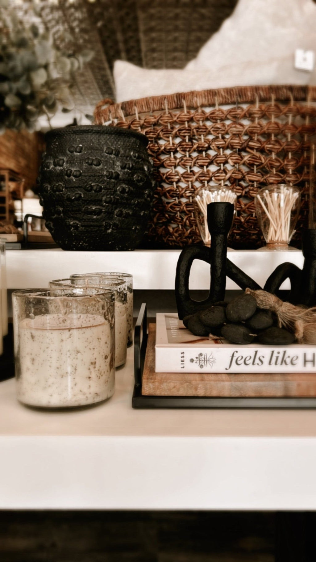 Seeded Glass Soy Candle - The Cozy Nest