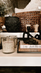 Seeded Glass Soy Candle - The Cozy Nest