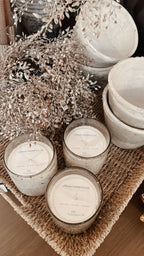 Seeded Glass Soy Candle - The Cozy Nest