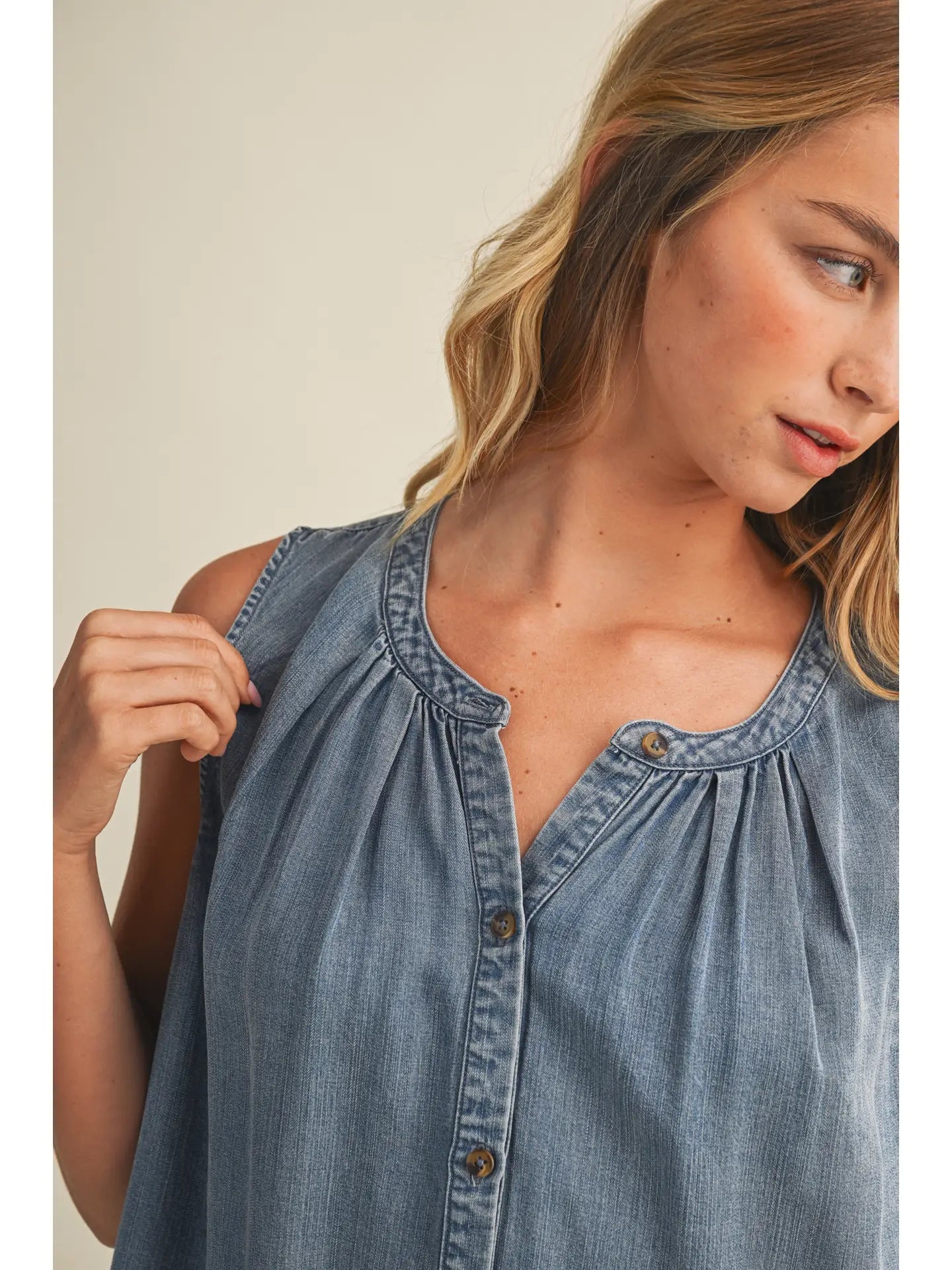 Sleeveless Tencel Top - The Cozy Nest