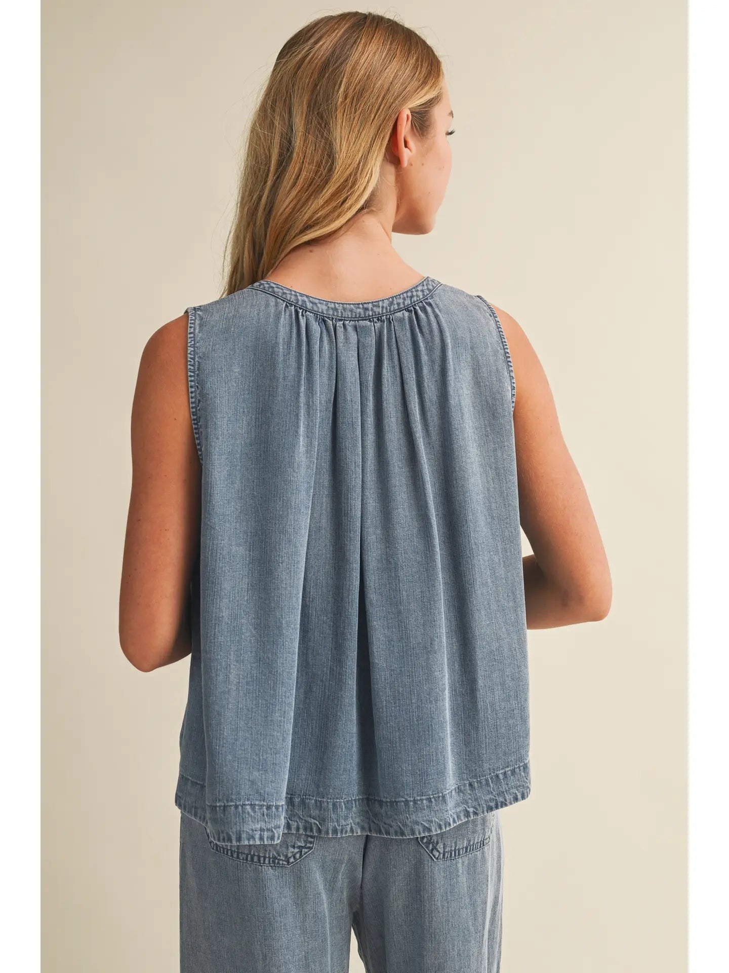 Sleeveless Tencel Top - The Cozy Nest