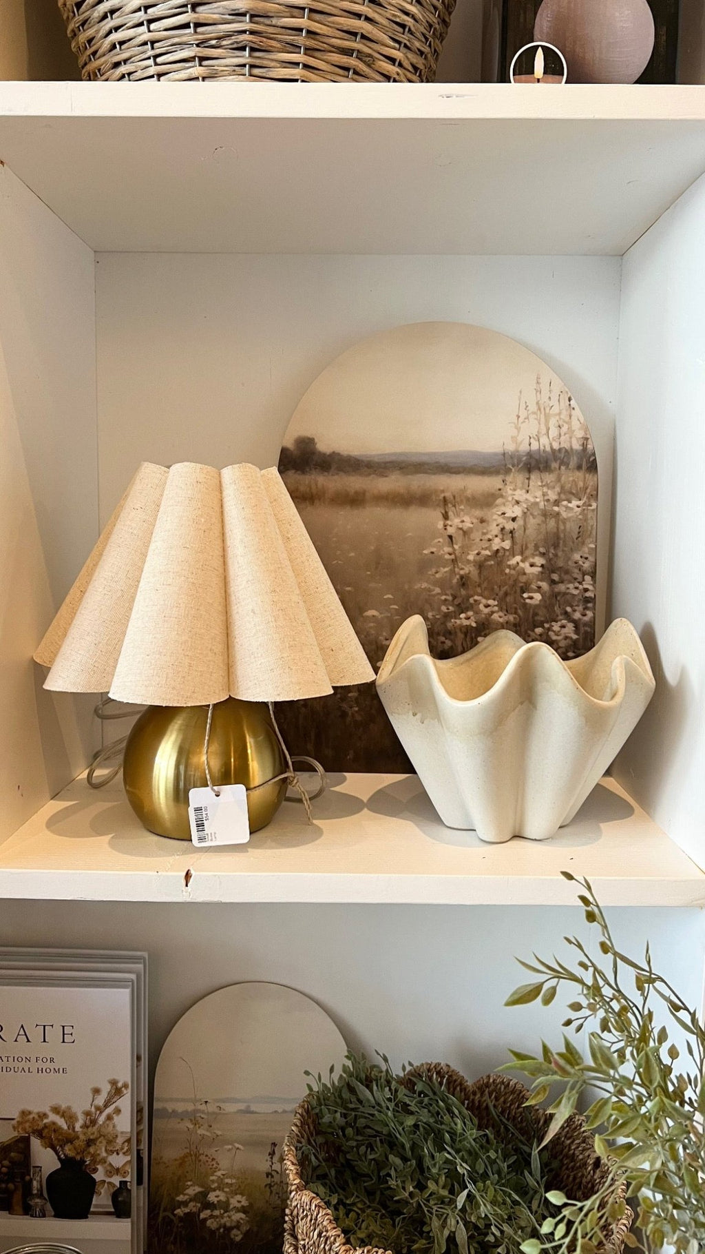 Small Woodgrain Lamp - The Cozy Nest