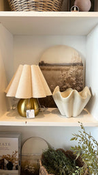 Small Woodgrain Lamp - The Cozy Nest