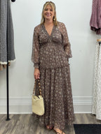 Smocked Floral Maxi Dress - The Cozy Nest