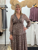 Smocked Floral Maxi Dress - The Cozy Nest