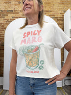 SPICY MARG VINTAGE GRAPHIC CROP TOP - The Cozy Nest