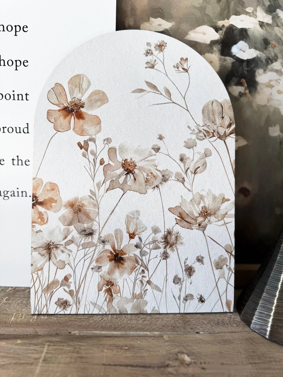 Spring Floral Wood Arch - The Cozy Nest