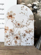 Spring Floral Wood Arch - The Cozy Nest