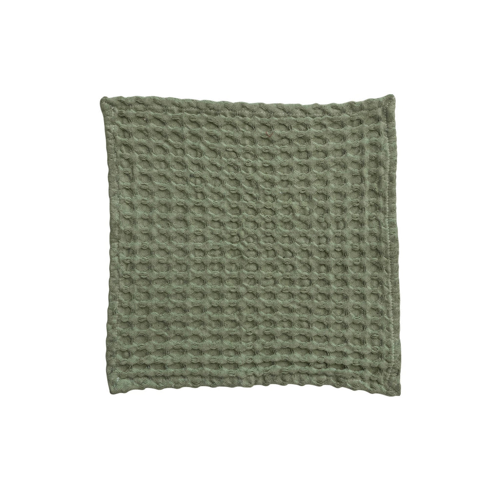 Stonewashed Cotton Waffle Weave Dish Cloths - The Cozy Nest