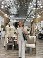 Striped Linen Set - The Cozy Nest