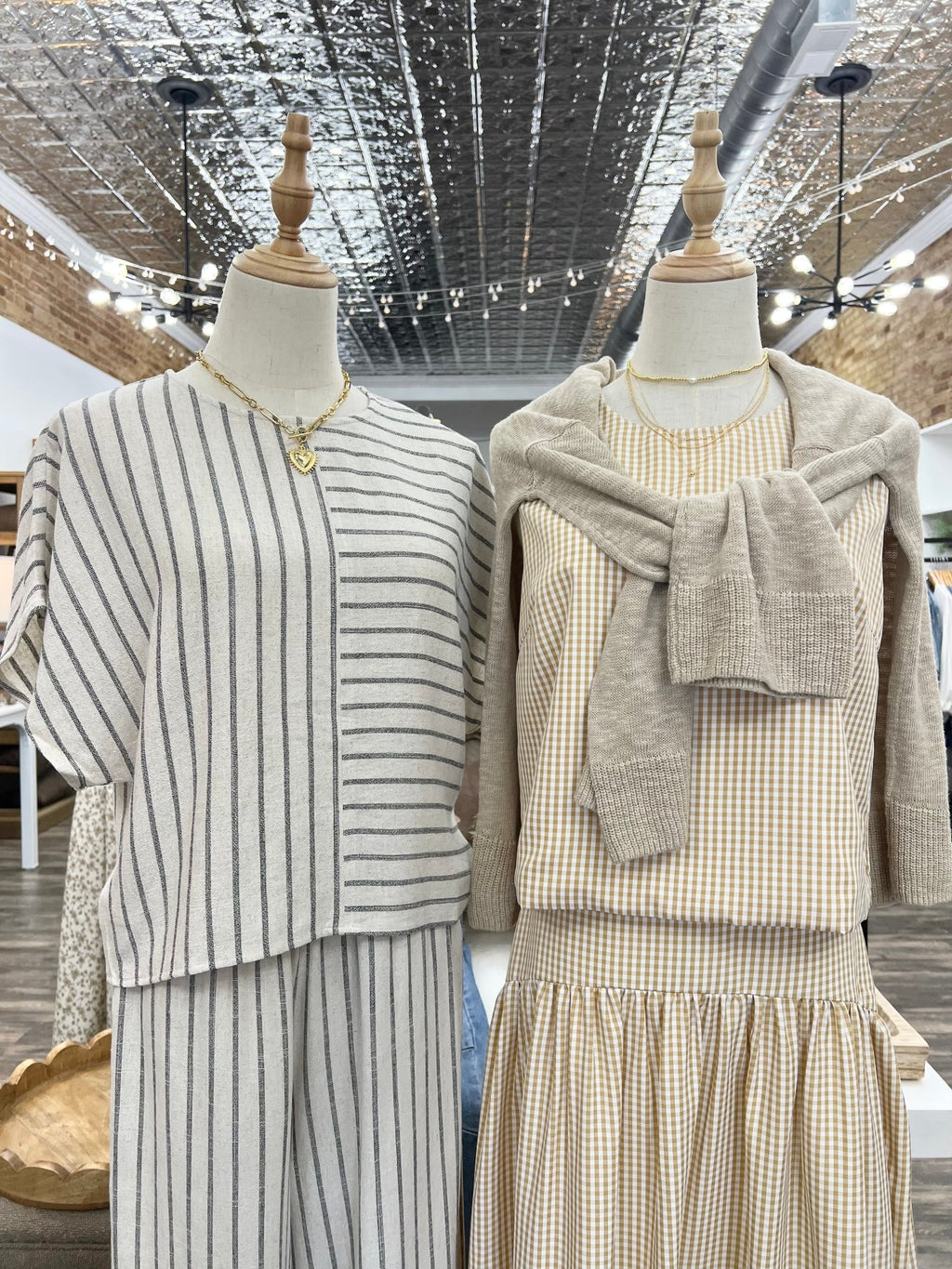 Striped Linen Set - The Cozy Nest