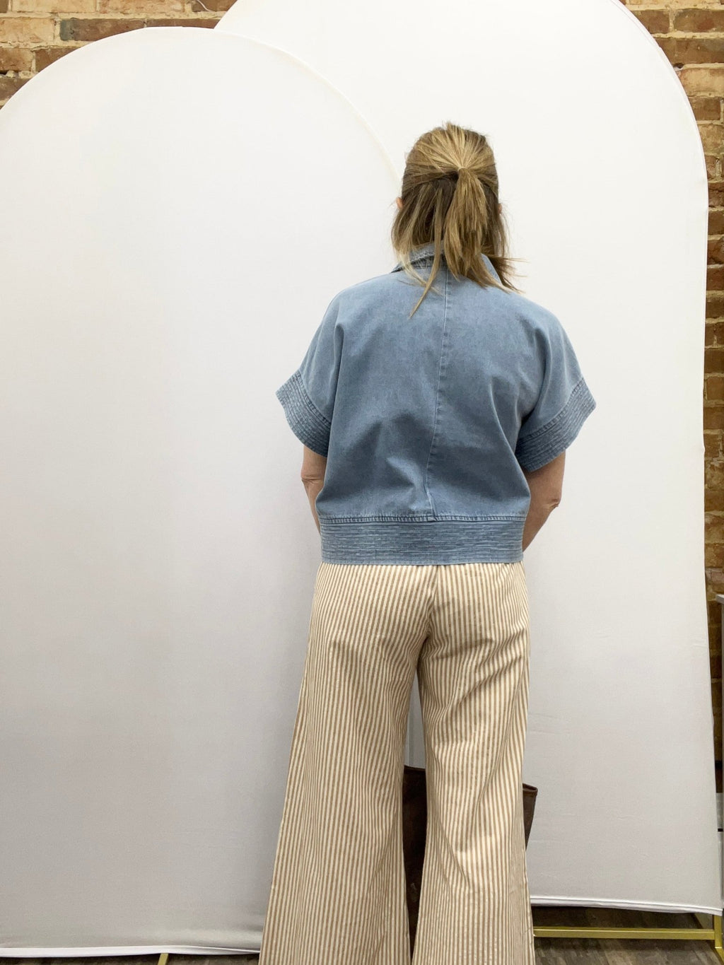 Striped Wide Linen Pants - The Cozy Nest