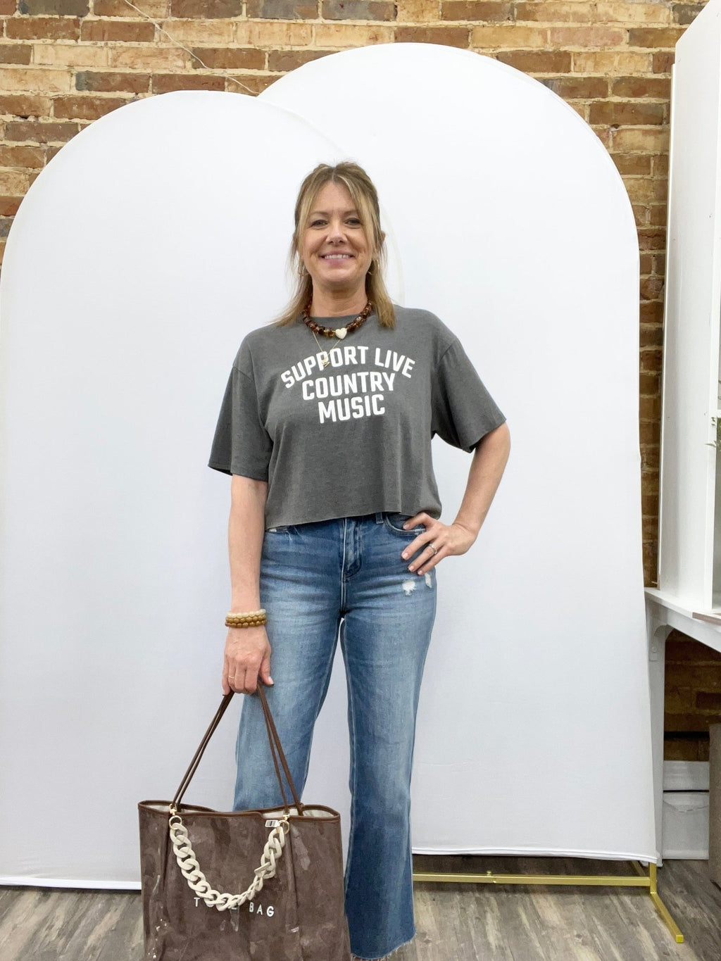 Support Live Country Music Graphic T - The Cozy Nest