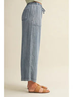 Tencel Cropped Pants - The Cozy Nest