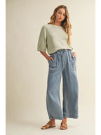Tencel Cropped Pants - The Cozy Nest