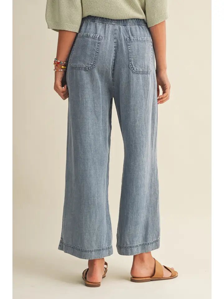 Tencel Cropped Pants - The Cozy Nest