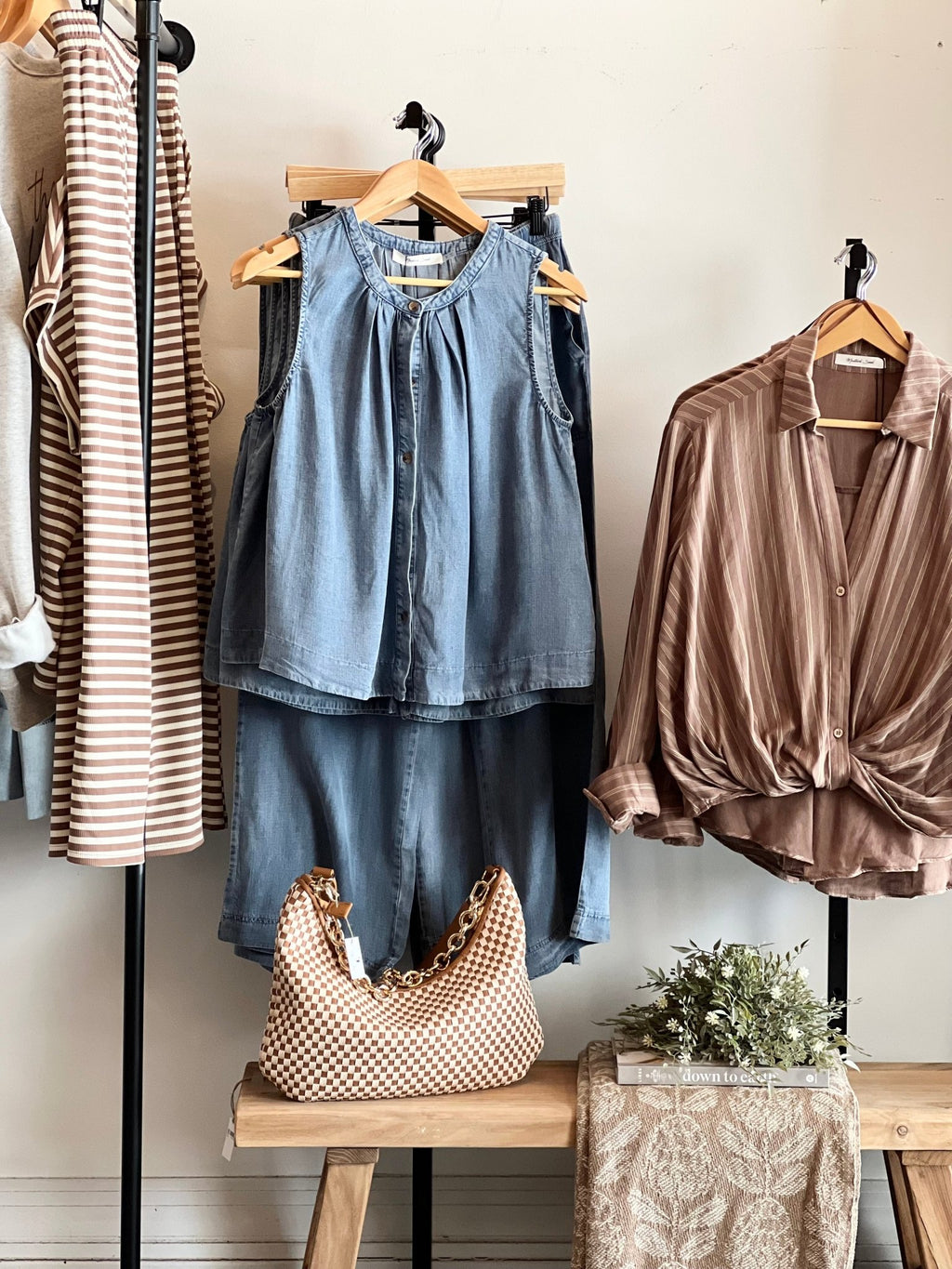 Tencel Cropped Pants - The Cozy Nest