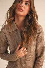 The Kiley Dress - Mocha - The Cozy Nest