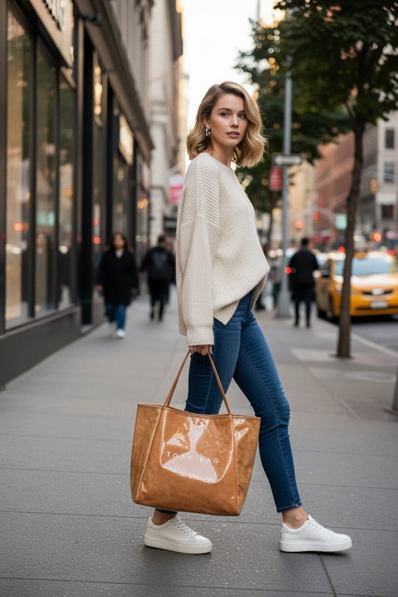 Tote Bag - Caramel - The Cozy Nest