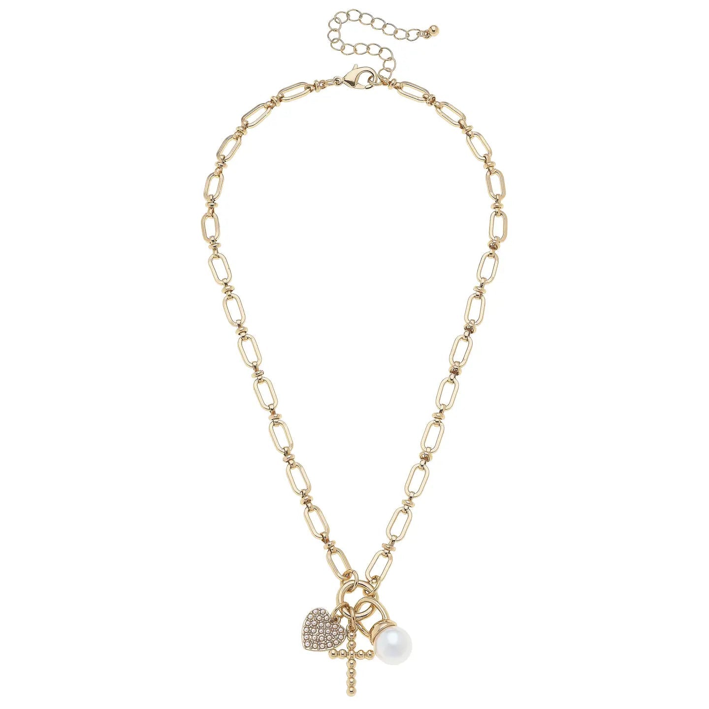 Triple Charm Necklace - The Cozy Nest