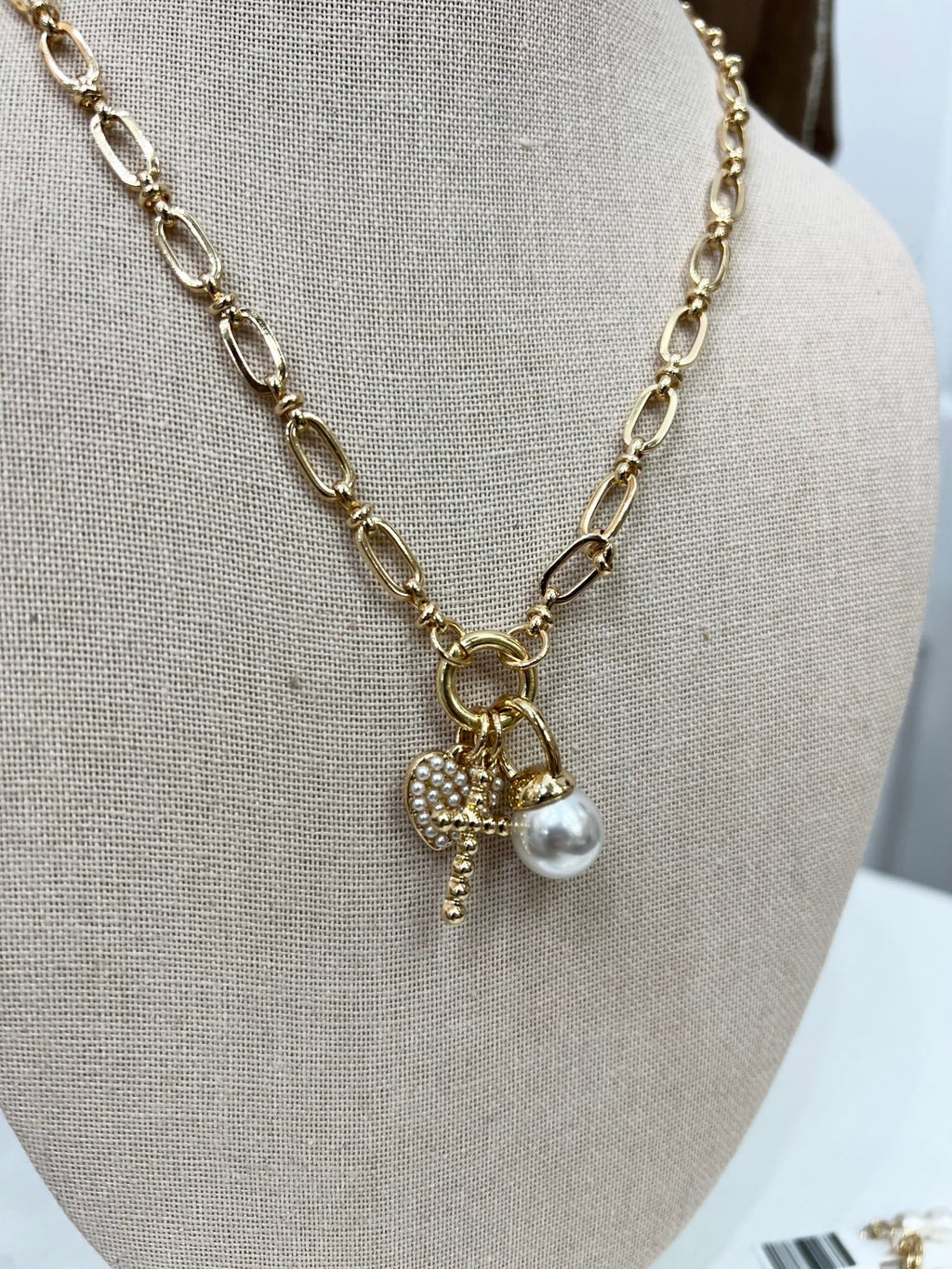 Triple Charm Necklace - The Cozy Nest