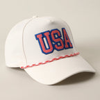 USA Patch Rope Trucker Hat - The Cozy Nest