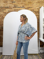 V-Neck Dolman Sleeve Blouse - The Cozy Nest
