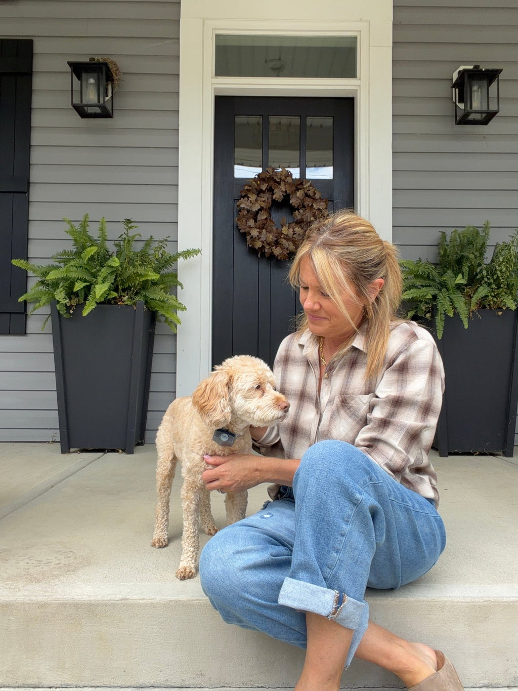 Vintage Plaid Button Down Top - The Cozy Nest