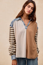 Waffle Mix Top - The Cozy Nest