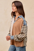 Waffle Mix Top - The Cozy Nest