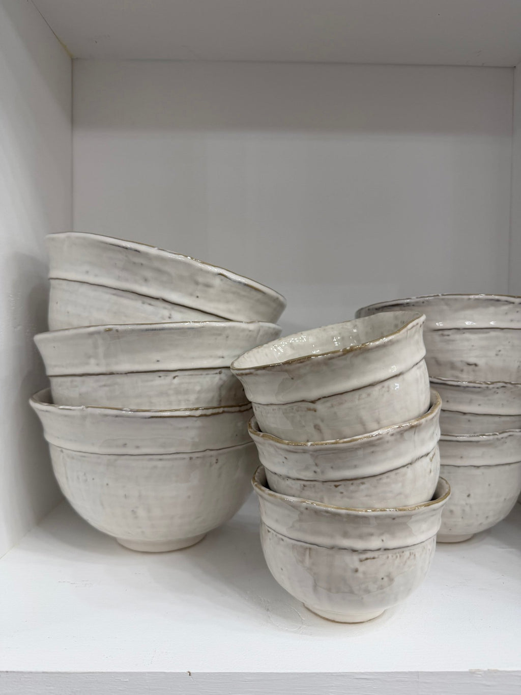 White Ceramic Bowl Set - The Cozy Nest