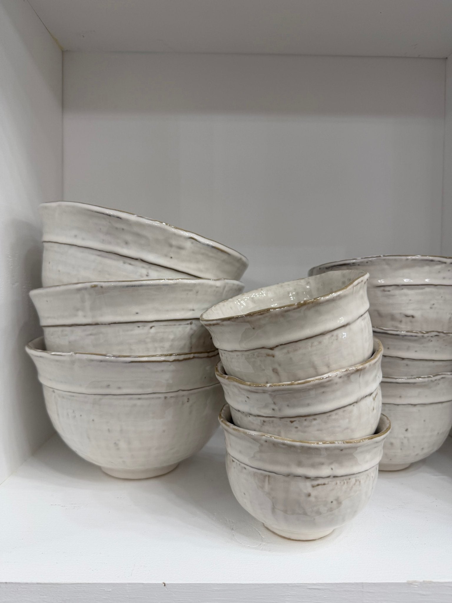White Ceramic Bowl Set - The Cozy Nest