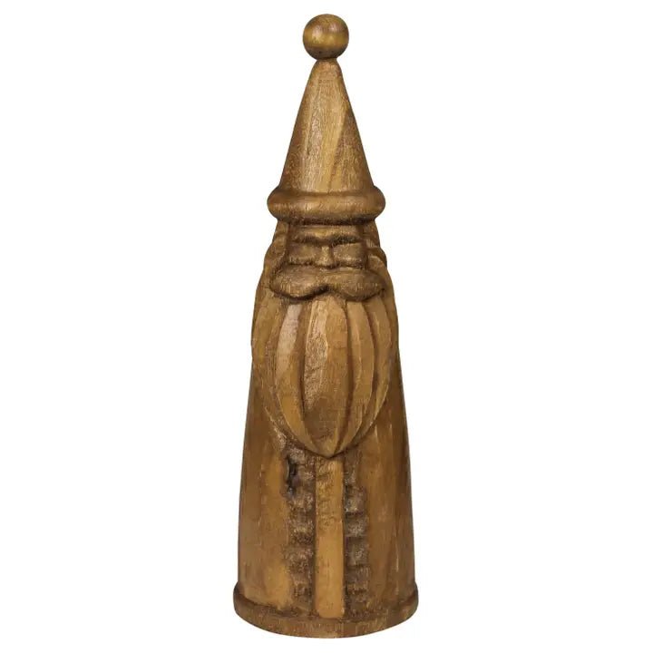 Wood Carved Santa-Available in Two Sizes - The Cozy Nest