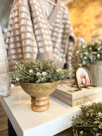 Wood Footed Bowl - The Cozy Nest