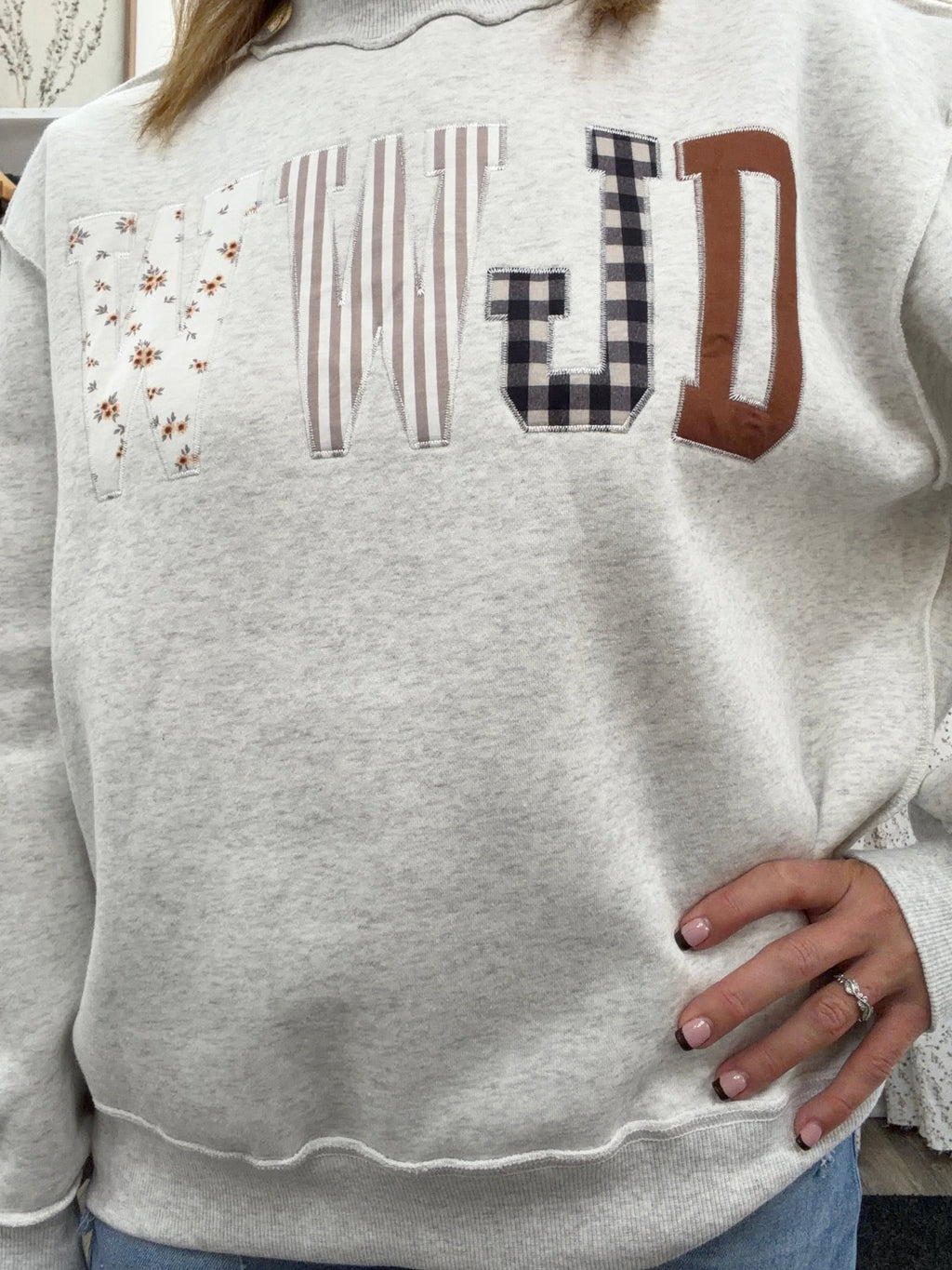 WWJD Sweatshirt - The Cozy Nest