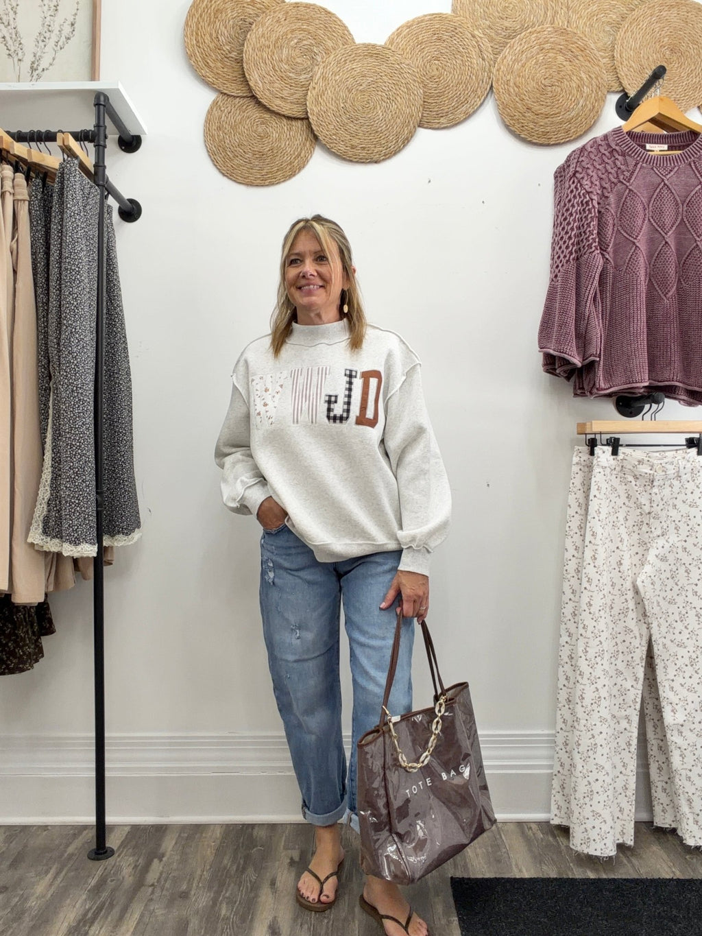WWJD Sweatshirt - The Cozy Nest